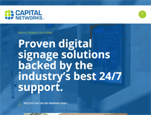 Tablet Screenshot of capitalnetworks.com